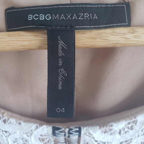 BCBG MaxAzria Andreea lace sheath dress white sz 4 - Picture 6 of 11